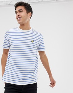 Футболка в бело-синюю бретонскую полоску Lyle & Scott - Мульти
