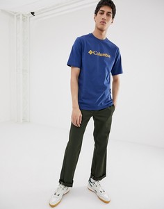 Синяя базовая футболка с логотипом Columbia CSC - Синий