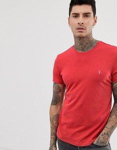 Красная выбеленная футболка AllSaints - Красный