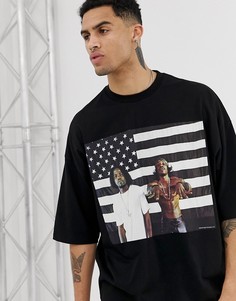 Oversize-футболка с фотографическим принтом ASOS DESIGN Outkast - Черный