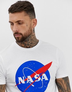 Футболка с принтом NASA ASOS DESIGN - Белый