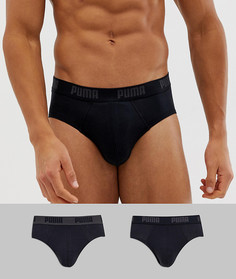 Комплект из 2 черных трусов Puma - Черный
