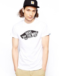 Футболка с принтом-логотипом Vans Off The Wall - Белый