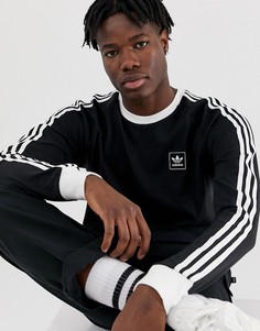 Черный лонгслив Adidas Skateboarding California - Черный