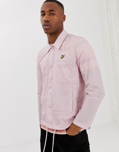 Розовая легкая спортивная куртка с логотипом Lyle & Scott - Розовый