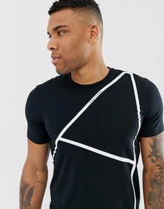 Черная футболка с логотипом Armani Exchange - Черный