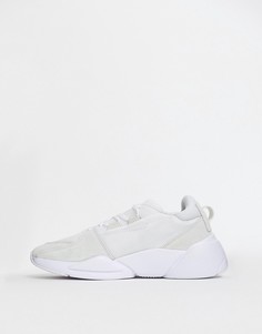 Белые замшевые кроссовки Puma Zeta - Белый