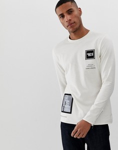 Лонгслив с принтом Jack & Jones Core - Серый