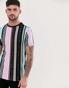 Футболка в вертикальную полоску River Island - Черный