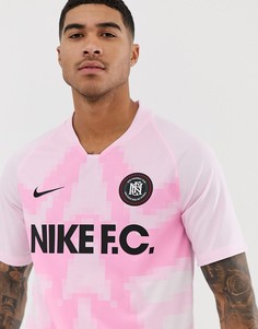 Розовая рубашка Nike FC - Розовый