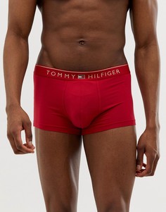Красные боксеры-брифы из микрофибры с заниженной талией Tommy Hilfiger - Красный