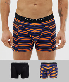 Набор из 2 боксеров-брифов в полоску BOSS - Мульти