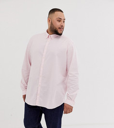 Рубашка большого размера из эластичного хлопка Jack & Jones Premium - Розовый