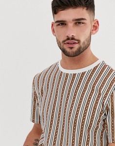 Футболка в вертикальную полоску River Island - Рыжий