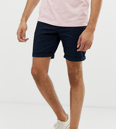 Темно-синие шорты чиносы слим ASOS DESIGN Tall - Темно-синий