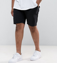 Черные узкие шорты чиносы ASOS DESIGN Plus - Черный
