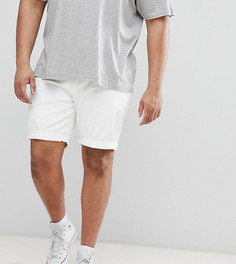 Белые джинсовые шорты слим ASOS DESIGN Plus - Белый