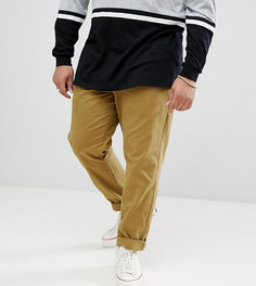 Укороченные чиносы с эластичным поясом D-Struct PLUS - Зеленый