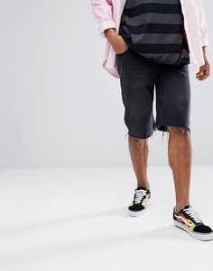 Черные шорты с выбеленным эффектом Cheap Monday - Черный