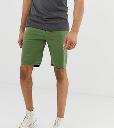 Зеленые шорты чиносы зауженного кроя ASOS DESIGN Tall - Зеленый