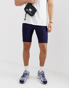 Эластичные облегающие джинсовые шорты ASOS DESIGN - Синий