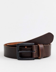 Коричневый кожаный ремень Barneys Original - Коричневый Barneys Originals