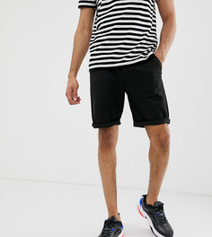 Черные узкие шорты чиносы ASOS DESIGN Tall - Черный