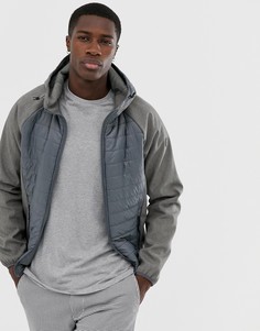 Серая стеганая куртка Esprit - Серый
