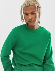 Зеленый свитшот ASOS DESIGN - Зеленый
