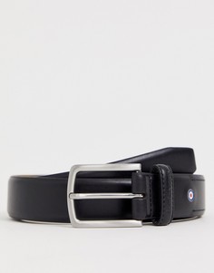 Черный кожаный ремень Ben Sherman - Черный