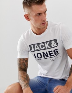Футболка с логотипом Jack and Jones Core - Белый