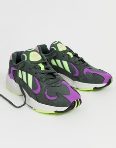 Серые кроссовки adidas Originals yung-1 - Серый