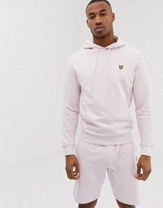 Худи розового цвета с логотипом Lyle & Scott - Розовый