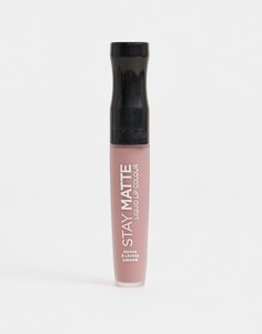 Жидкая матовая губная помада Rimmel Stay Matte, 5,5 мл — Fatal Kiss - Розовый