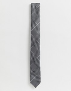 Серый галстук в клетку Jack & Jones Premium - Серый