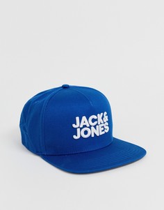 Темно-синяя бейсболка с логотипом Jack & Jones - Темно-синий