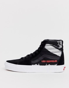 Черные высокие кроссовки Vans X Led Zeppelin Sk8 - Черный