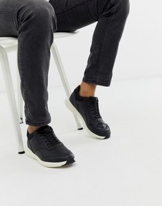 Черные кроссовки с контрастной подошвой Jack & Jones - Черный
