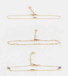 Золотистый браслет из нескольких цепочек ALDO Umirasa - Золотой