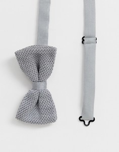 Вязаный галстук-бабочка Jack & Jones - Серый