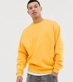 Желтый свитшот свободного кроя ASOS DESIGN Tall - Желтый