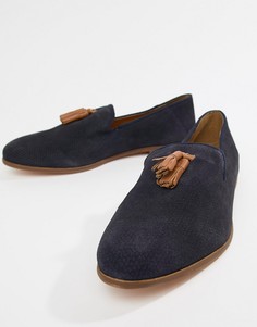 Лоферы с контрастными кисточками KG by Kurt Geiger - Темно-синий