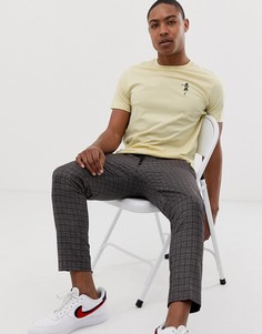 Желтая рубашка с принтом Burton Menswear - Желтый