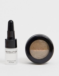 Блестящие тени для век Revolution Flawless Foils - Retreat - Золотой