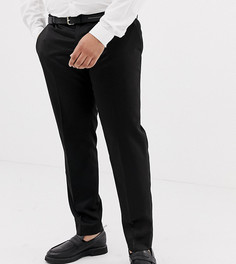 Черные брюки под смокинг River Island Big & Tall - Черный