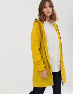 Удлиненная непромокаемая куртка K Way - Желтый