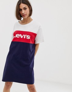 Платье-футболка в стиле oversize с логотипом Levis - Белый Levis®