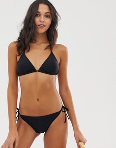 Черные плавки бикини с завязками по бокам Vero Moda - Черный