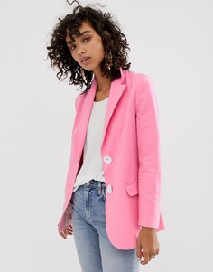 Oversize-пиджак ASOS WHITE - Розовый