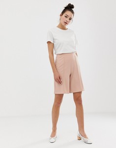 Шорты с защипами ASOS DESIGN - Розовый